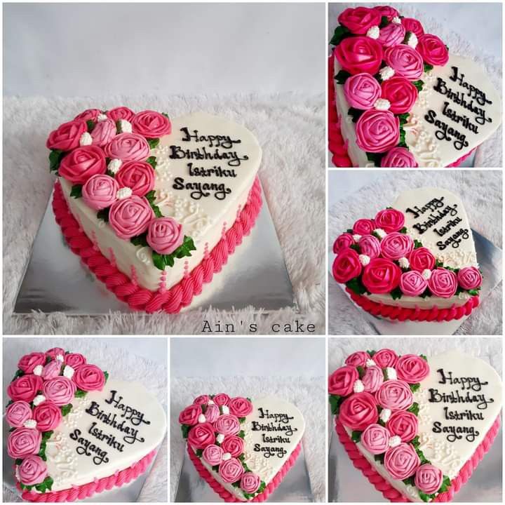 Detail Gambar Kue Ulang Tahun Love Nomer 52