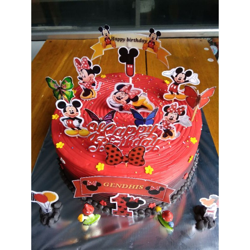 Detail Gambar Kue Ulang Tahun Mickey Mouse Nomer 17