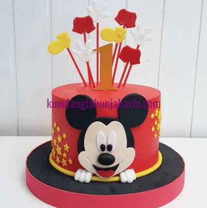 Detail Gambar Kue Ulang Tahun Mickey Mouse Nomer 28