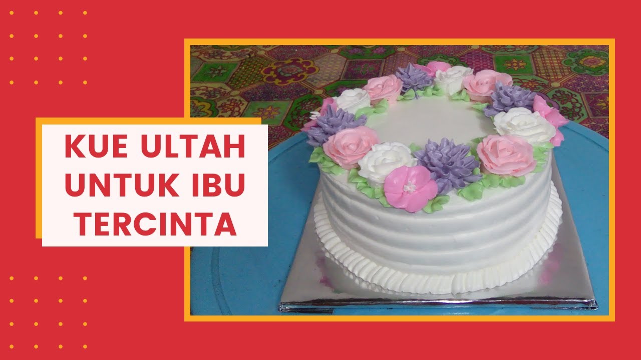 Detail Gambar Kue Ulang Tahun Motif Bunga Nomer 23