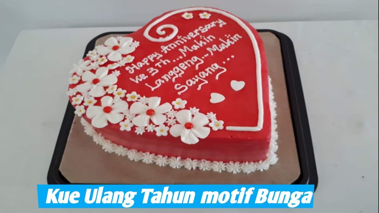 Detail Gambar Kue Ulang Tahun Motif Bunga Nomer 32