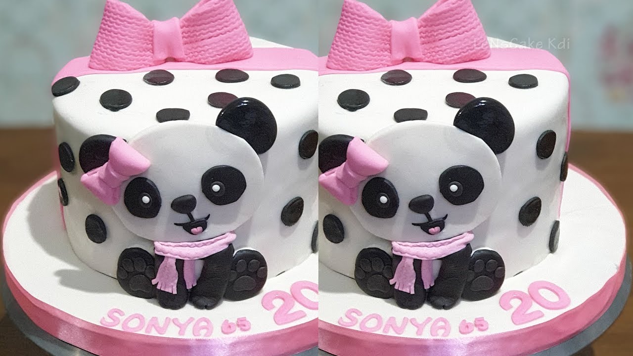 Detail Gambar Kue Ulang Tahun Panda Nomer 18