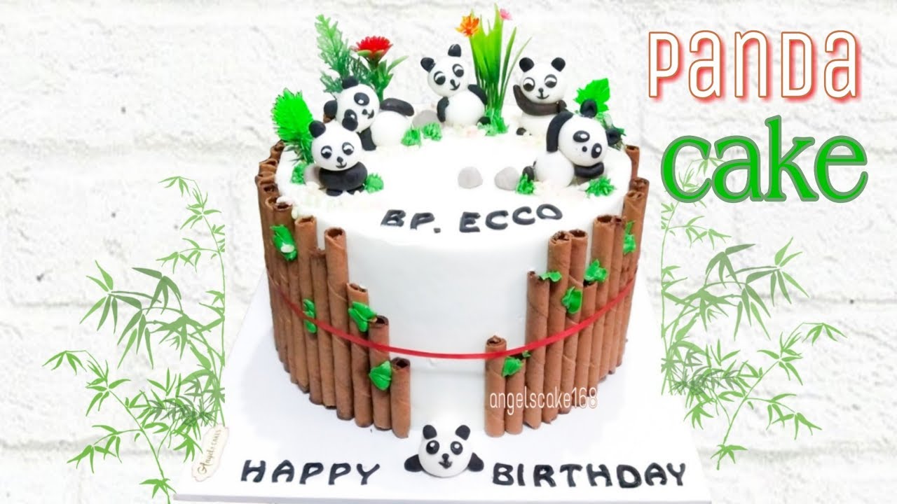 Detail Gambar Kue Ulang Tahun Panda Nomer 4