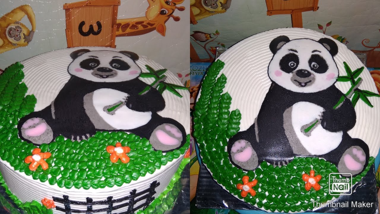 Detail Gambar Kue Ulang Tahun Panda Nomer 30