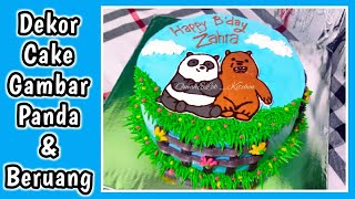 Detail Gambar Kue Ulang Tahun Panda Nomer 40