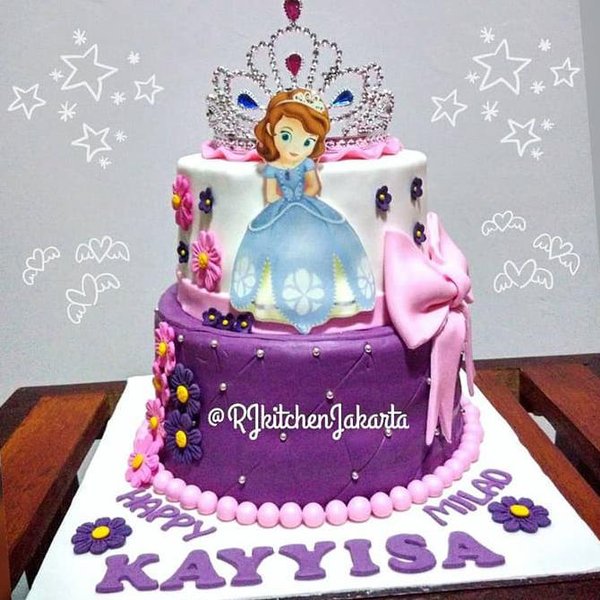 Detail Gambar Kue Ulang Tahun Princess Nomer 14