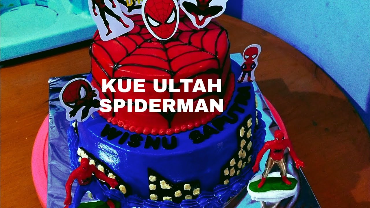 Detail Gambar Kue Ulang Tahun Spiderman Nomer 33