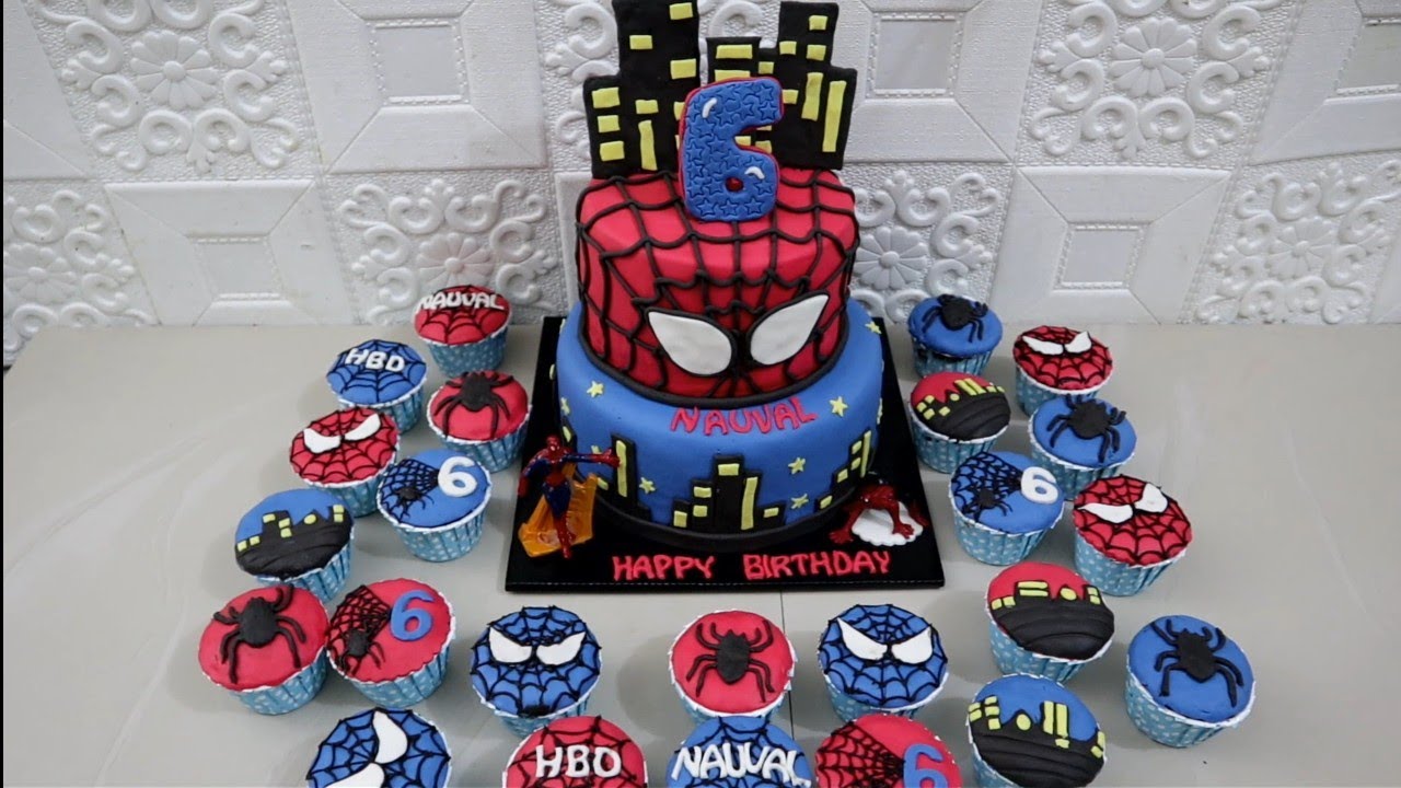 Detail Gambar Kue Ulang Tahun Spiderman Nomer 53