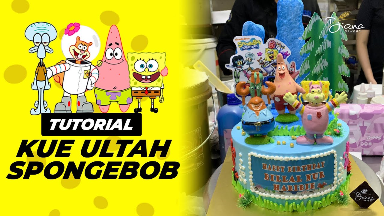 Detail Gambar Kue Ulang Tahun Spongebob Nomer 48