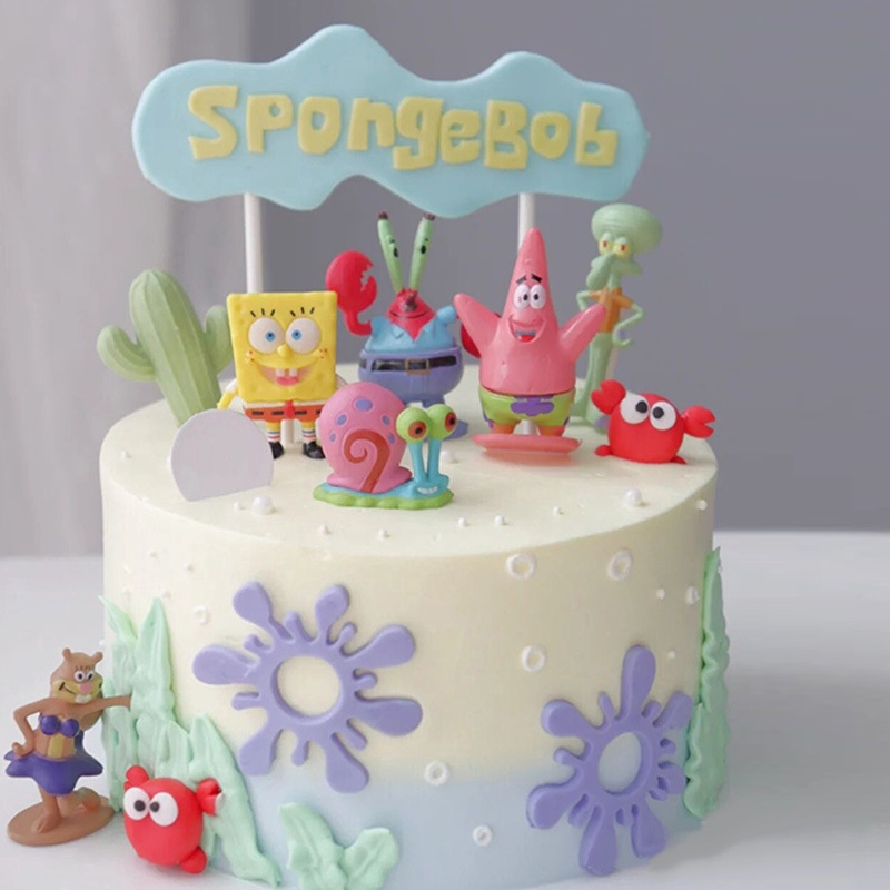 Detail Gambar Kue Ulang Tahun Spongebob Squarepants Nomer 11