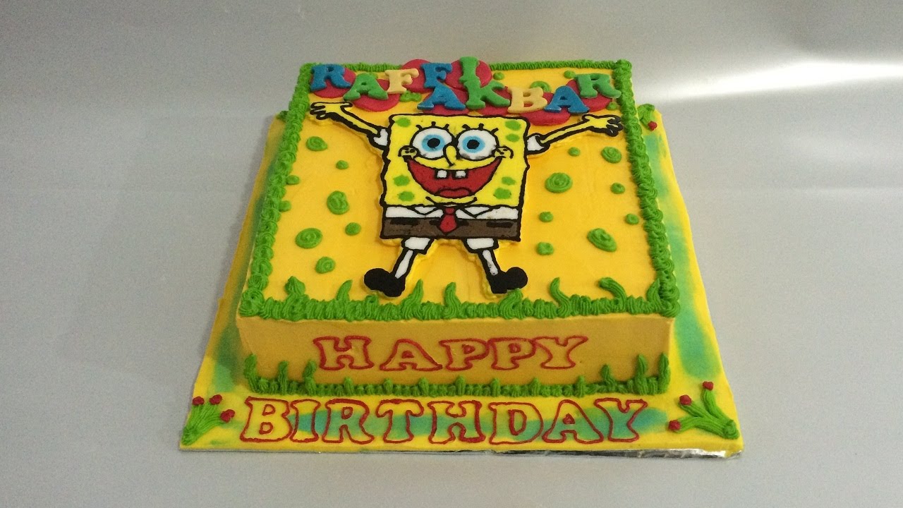 Detail Gambar Kue Ulang Tahun Spongebob Squarepants Nomer 6