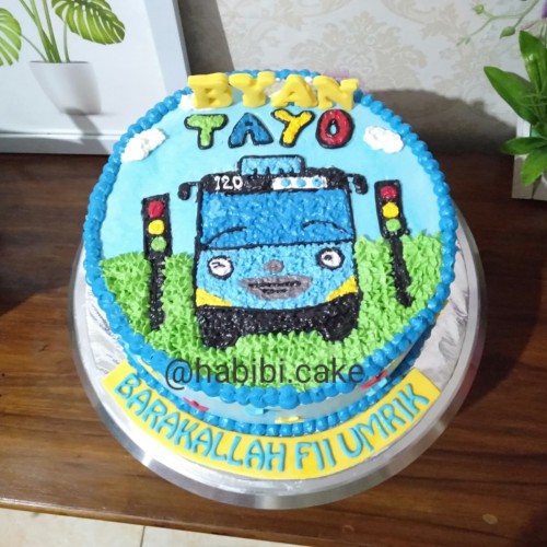 Detail Gambar Kue Ulang Tahun Tayo Terbaru Nomer 11