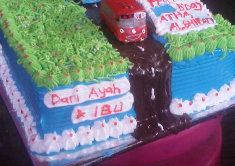 Detail Gambar Kue Ulang Tahun Tayo Terbaru Nomer 35