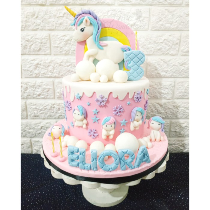 Detail Gambar Kue Ulang Tahun Unicorn Nomer 13