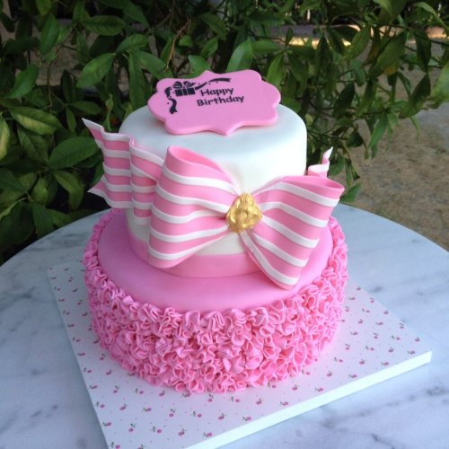 Detail Gambar Kue Ulang Tahun Warna Pink Nomer 47