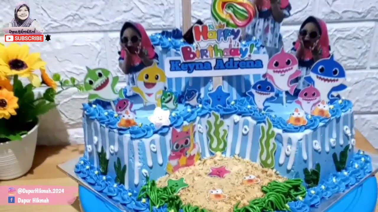 Detail Gambar Kue Ultah Baby Shark Nomer 5