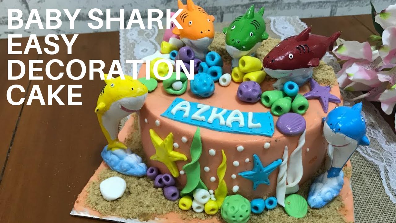 Detail Gambar Kue Ultah Baby Shark Nomer 56