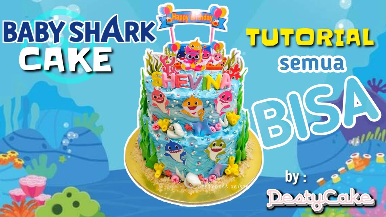 Detail Gambar Kue Ultah Baby Shark Nomer 58