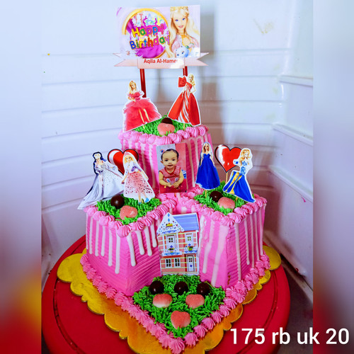 Detail Gambar Kue Ultah Barbie Nomer 52