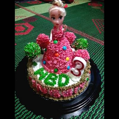 Detail Gambar Kue Ultah Barbie Terbaru Nomer 15