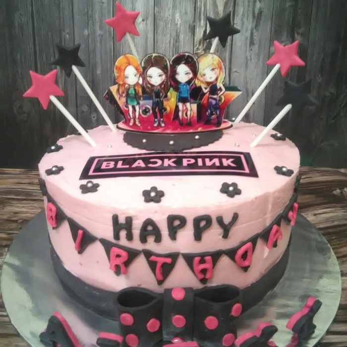 Detail Gambar Kue Ultah Blackpink Nomer 41