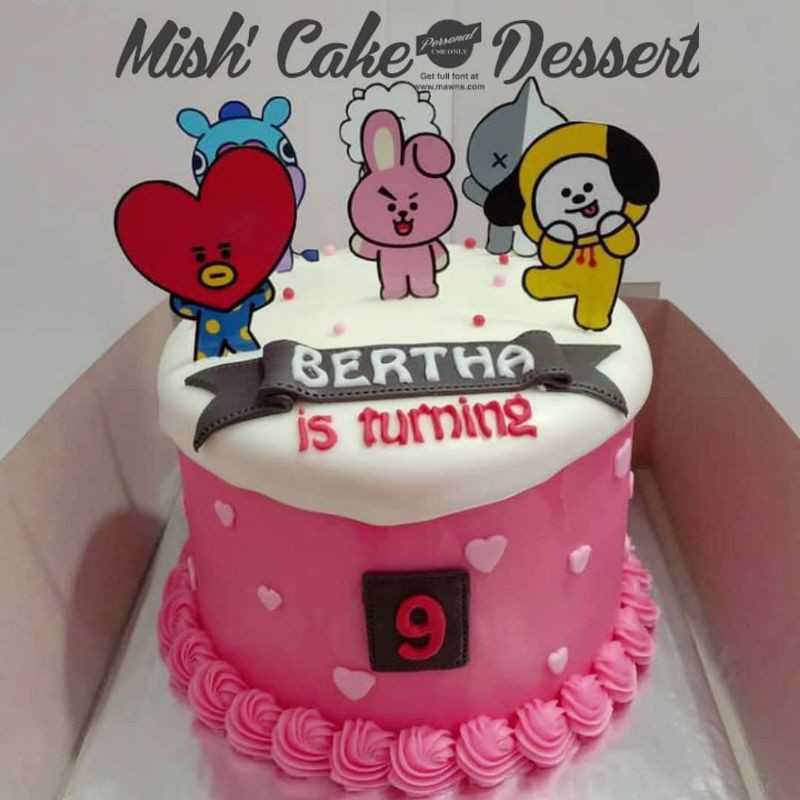 Detail Gambar Kue Ultah Bts Nomer 30