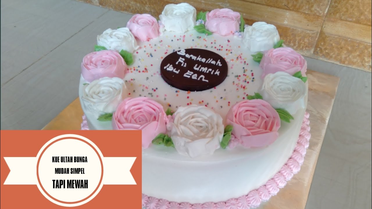 Detail Gambar Kue Ultah Bunga Nomer 5