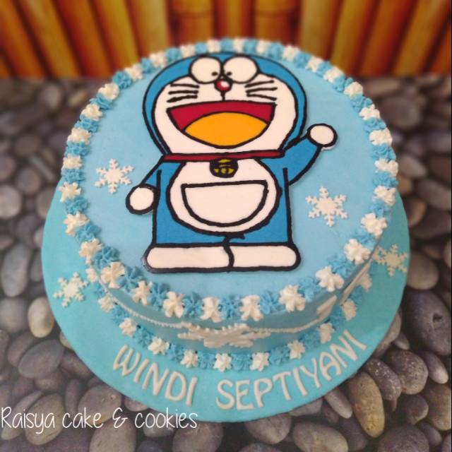 Detail Gambar Kue Ultah Doraemon Nomer 40