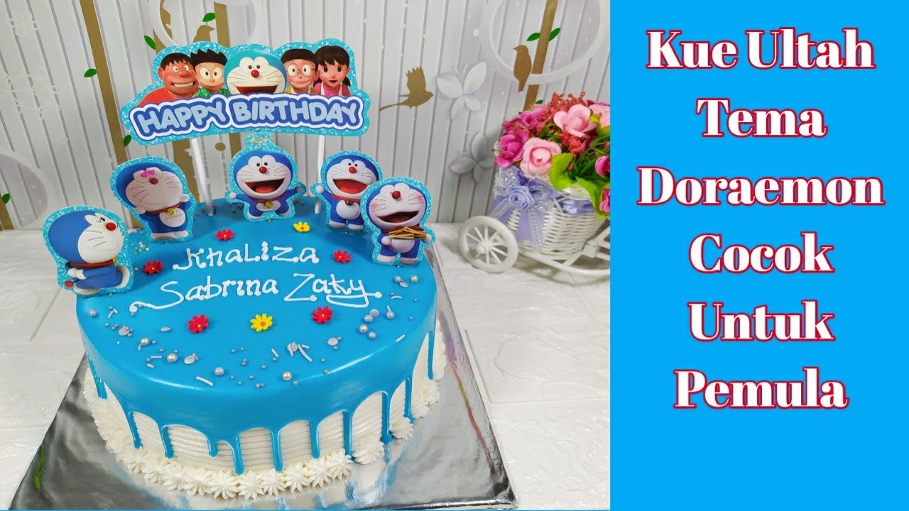 Detail Gambar Kue Ultah Doraemon Nomer 46