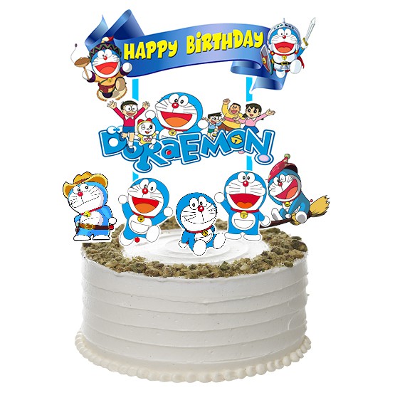 Detail Gambar Kue Ultah Doraemon Nomer 52