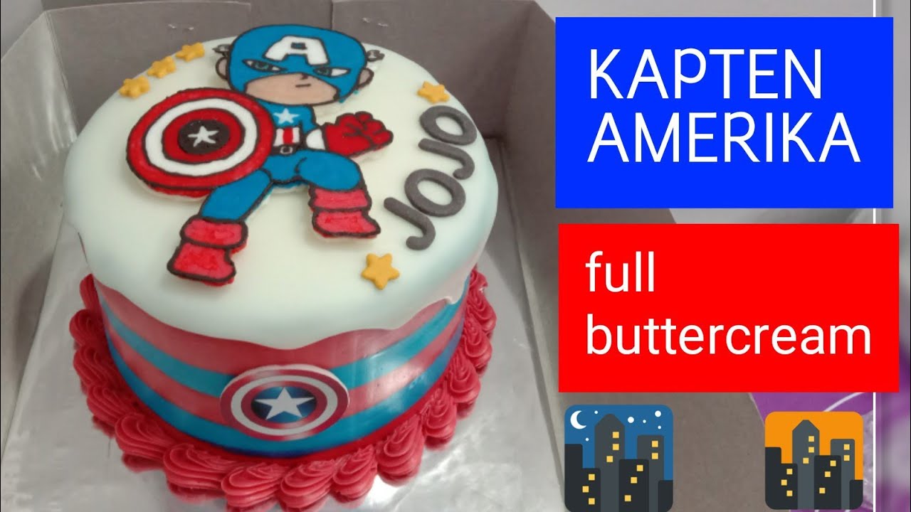 Detail Gambar Kue Ultah Kapten Amerika Nomer 19