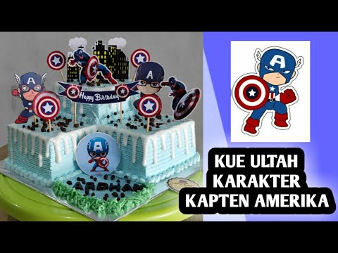 Detail Gambar Kue Ultah Kapten Amerika Nomer 50