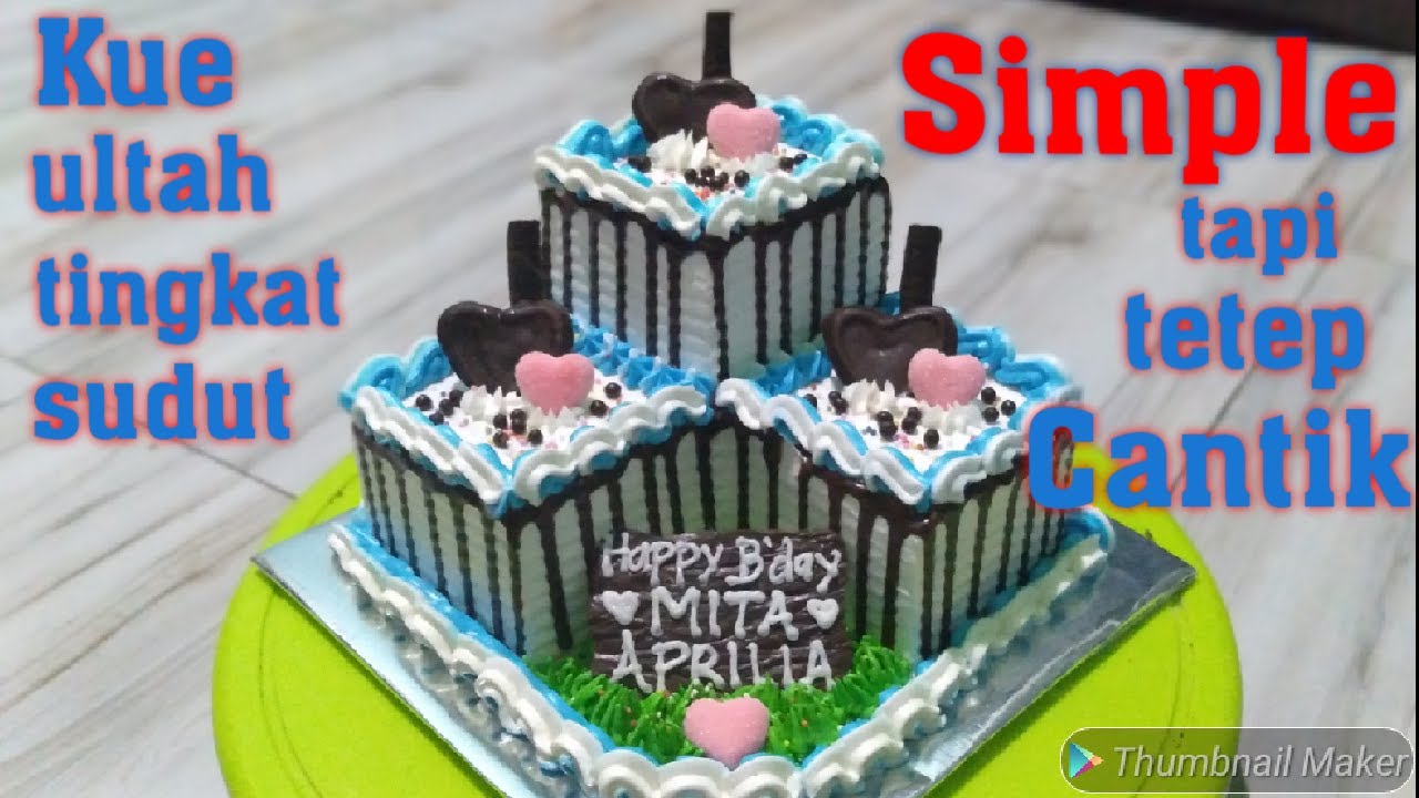 Detail Gambar Kue Ultah Kotak Nomer 12