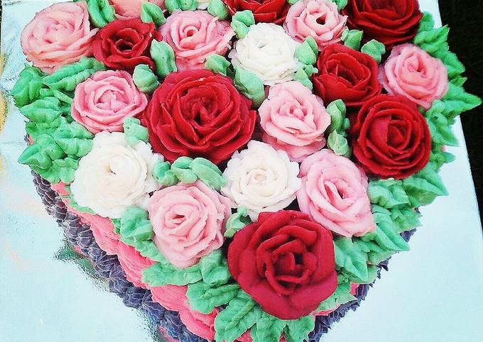 Detail Gambar Kue Ultah Love Nomer 55