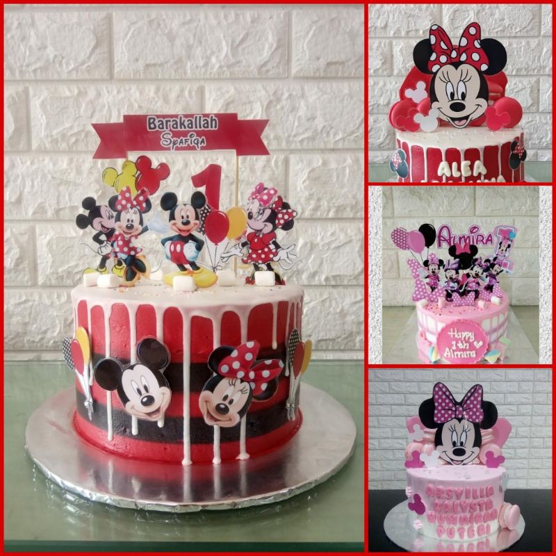 Detail Gambar Kue Ultah Minnie Mouse Nomer 2