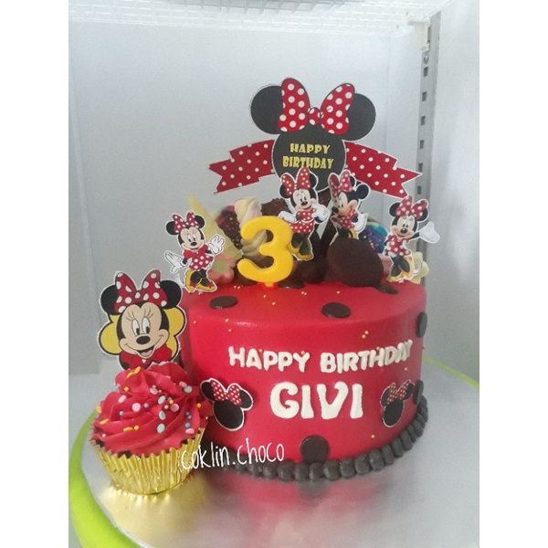 Detail Gambar Kue Ultah Minnie Mouse Nomer 27