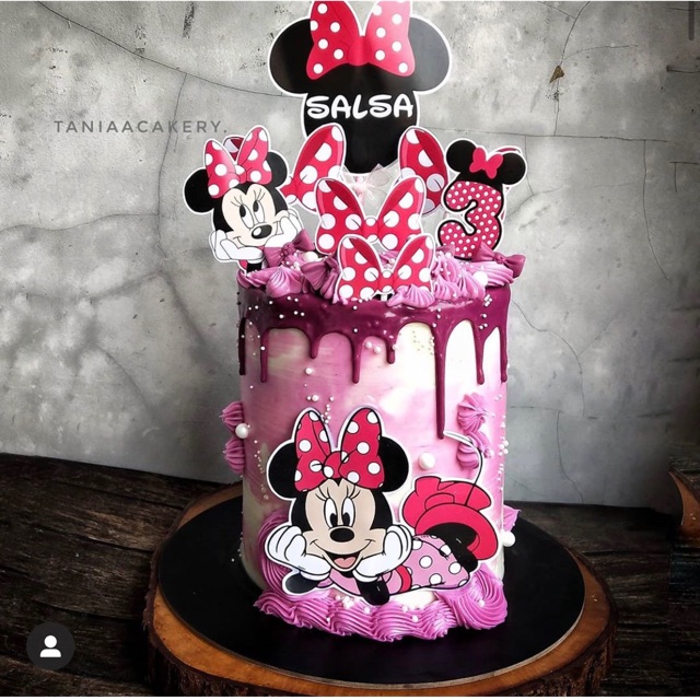 Detail Gambar Kue Ultah Minnie Mouse Nomer 49