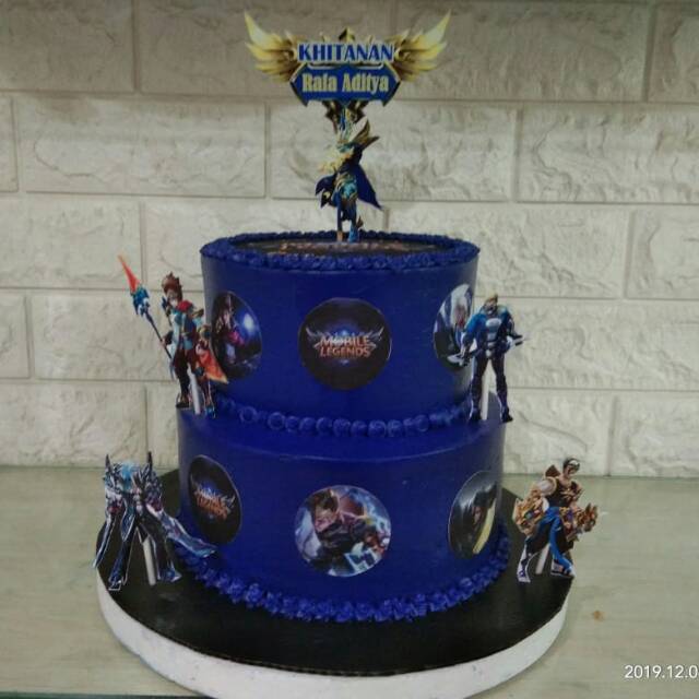 Detail Gambar Kue Ultah Mobile Legend Nomer 12