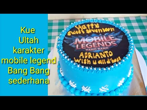 Detail Gambar Kue Ultah Mobile Legend Nomer 53