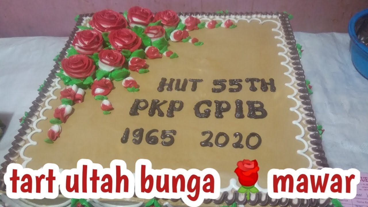 Detail Gambar Kue Ultah Motif Bunga Nomer 24