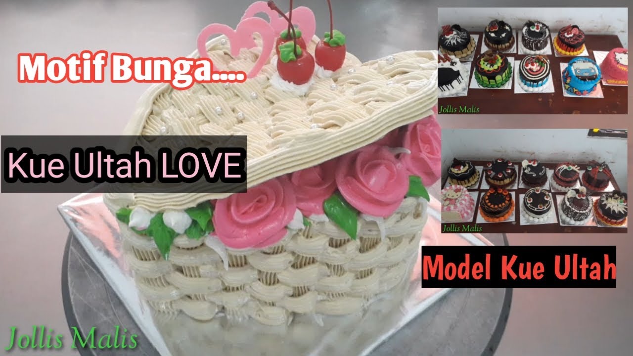 Detail Gambar Kue Ultah Motif Bunga Nomer 28