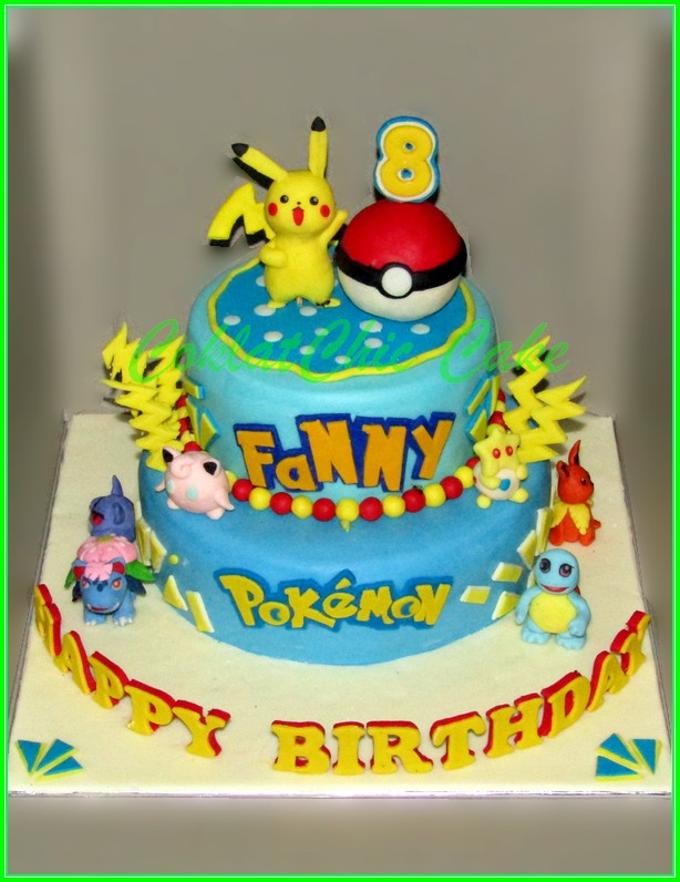 Detail Gambar Kue Ultah Pikachu Nomer 49