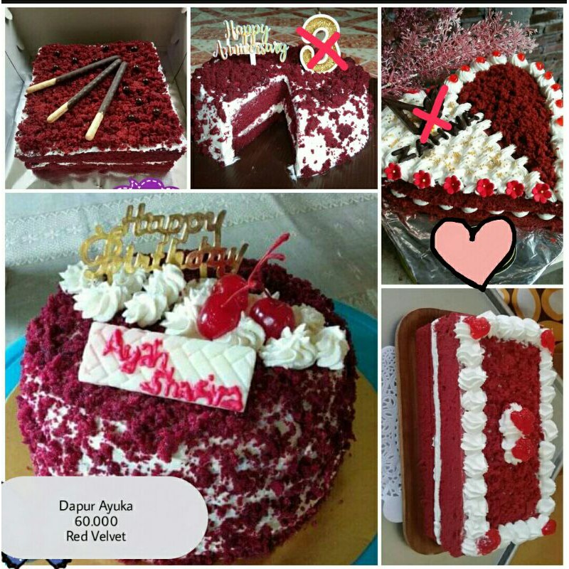 Detail Gambar Kue Ultah Red Velvet Nomer 24