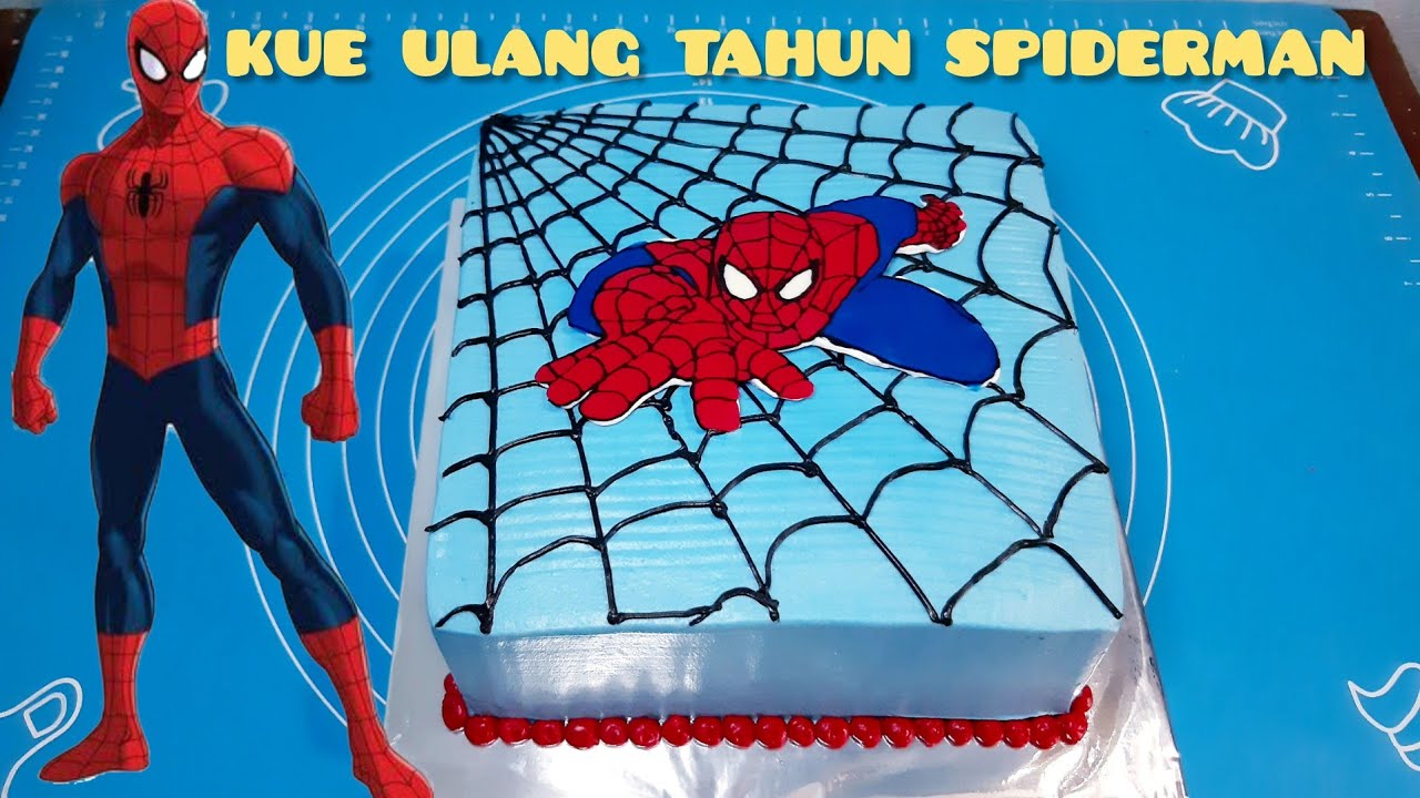 Gambar Kue Ultah Spiderman Kotak - KibrisPDR