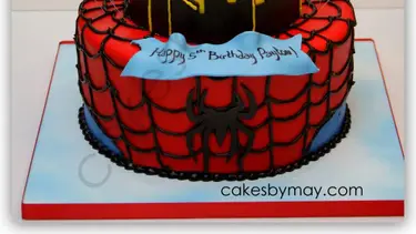 Detail Gambar Kue Ultah Spiderman Kotak Nomer 46
