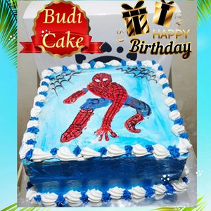 Detail Gambar Kue Ultah Spiderman Kotak Nomer 55