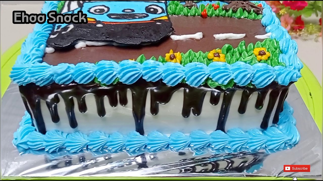 Detail Gambar Kue Ultah Tayo Kotak Nomer 21