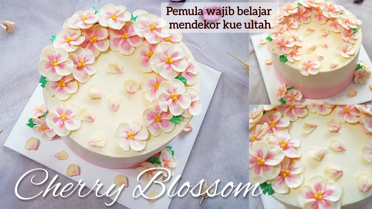 Detail Gambar Kue Ultah Tema Bunga Nomer 56