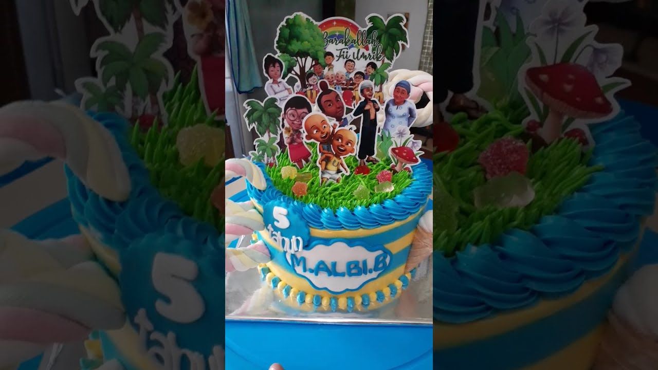 Detail Gambar Kue Ultah Upin Ipin Nomer 12