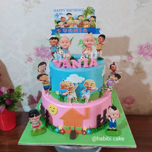 Detail Gambar Kue Ultah Upin Ipin Nomer 3